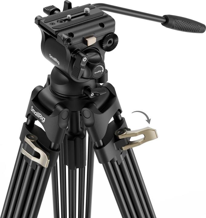 Produktbild SmallRig Heavy Duty Fluid Head Tripod Kit AD 01S 4686 (Metall)