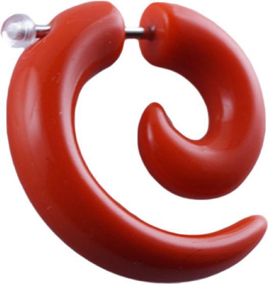 Image du produit Star Piercing Fausse spirale rouge (Acrylique, sans laiton)