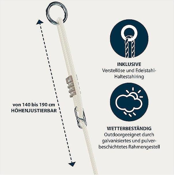 Actual product image Hudora Nest Swing Lounge 90cm, Amber