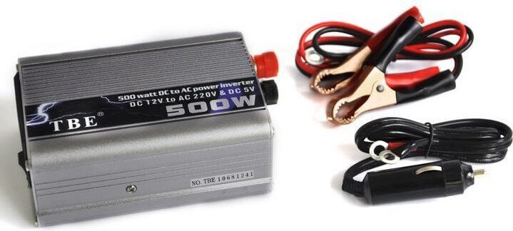 Actual product image Autosolar 500W Inverter 12V-DC to 230V-AC