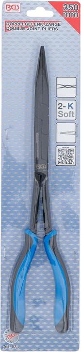 Actual product image BGS Double-Joint Pliers straight Tips 350 mm (350 mm)