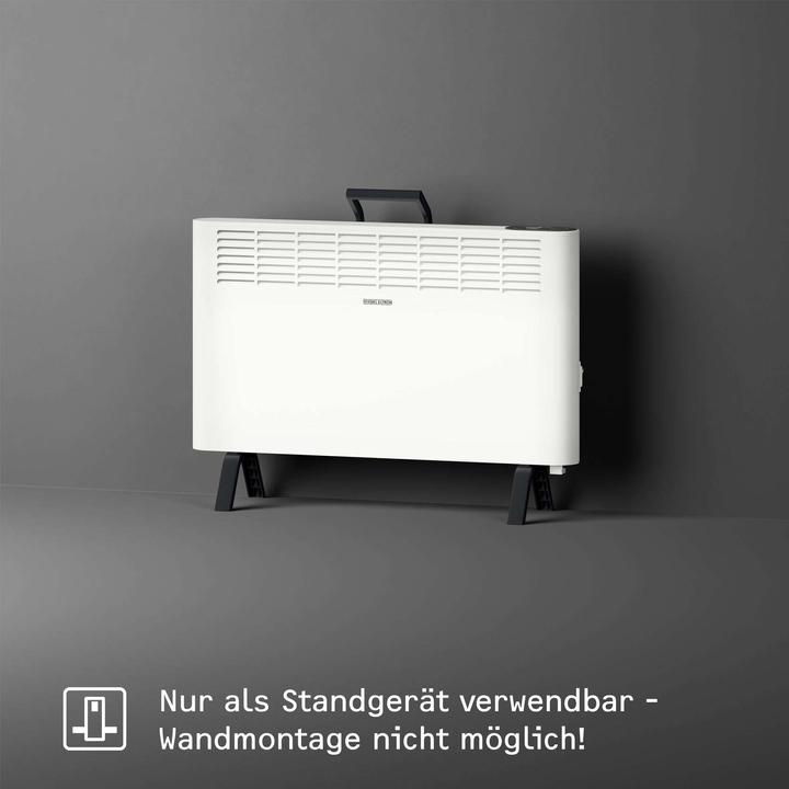 Actual product image Stiebel Eltron Energy-saving electric heater, free-standing CNS 2000 Plus LCD move, 2 kW for approx. 25 m² (2000 W)