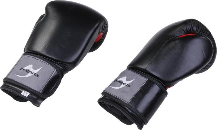 Actual product image Ju-Sports Boxing gloves black / red (10 OZ, 10)