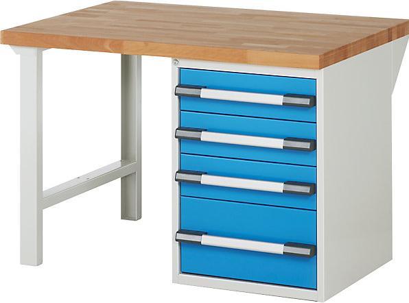 eurokraft pro banco da lavoro (125 cm, 90 cm)