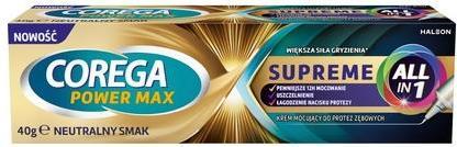 Produktbild Corega Power Max Supreme All In 1 Denture Adhesive Cream Neutral Flavor 40g