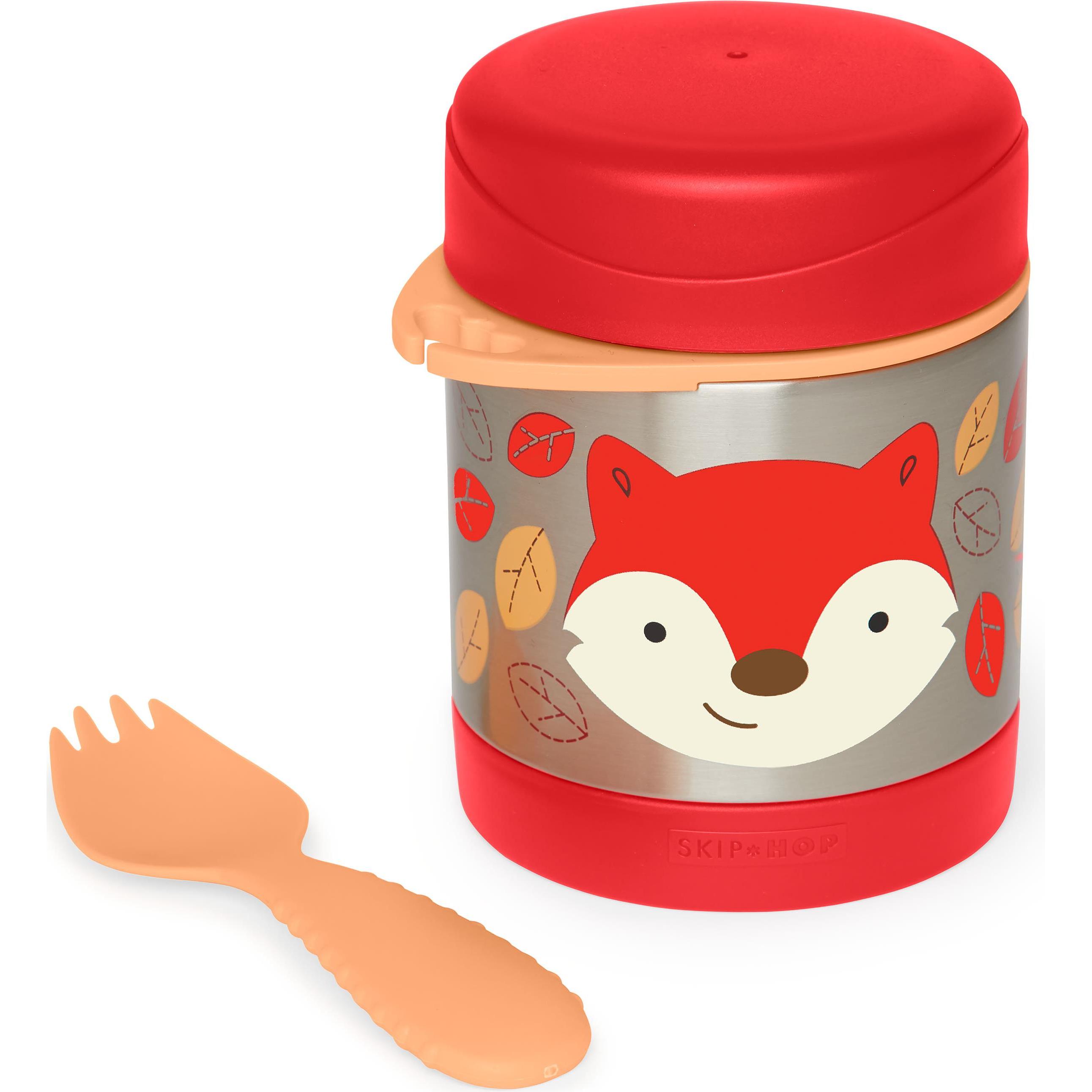 Thumbnail - Skiphop Fox, Vorratsbehälter, Silber, Rot, Beige