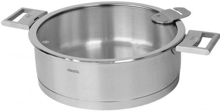 Actual product image Cristel Strate Amovible casserole Ø26cm (26 cm, Casserole + Stewpot, Aluminium, Stainless steel)