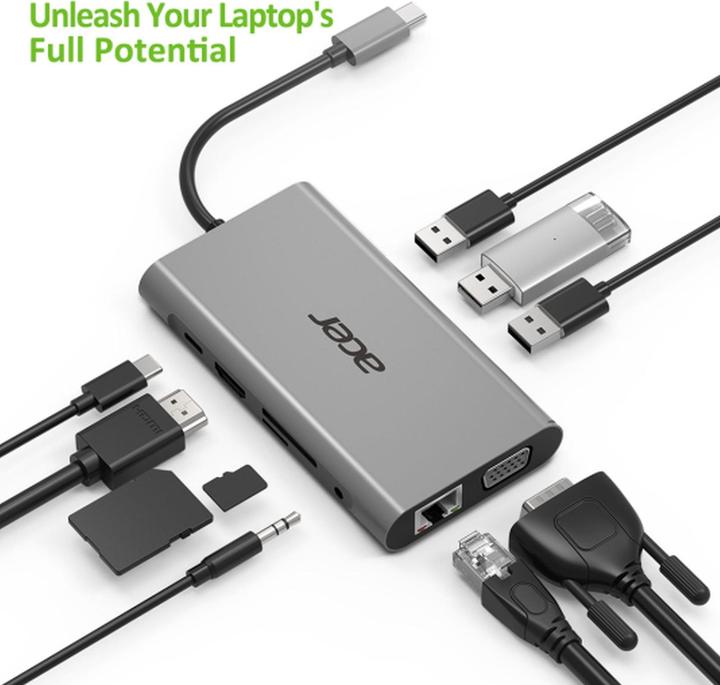 Image du produit Acer HP.DSCAB.002 (USB-C, USB-A, 4 ports)