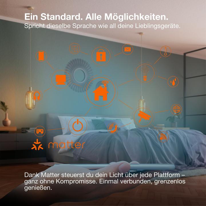 Produktbild Osram SMART+ MATTER CLASSIC shapes Tunable white 14W 827...865 TW E27 SINGLE PACK (E27, 1521 lm, 4 x)
