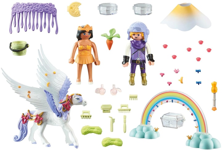 Image du produit Playmobil Pégase céleste avec arc-en-ciel (71361, Playmobil Princess)