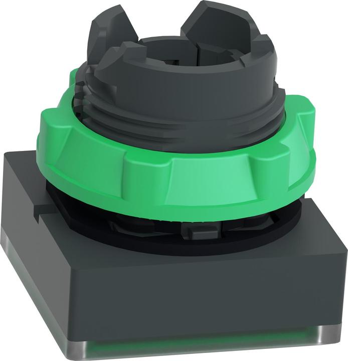 Produktbild Schneider Electric 22mm Push Button Green Square Illum