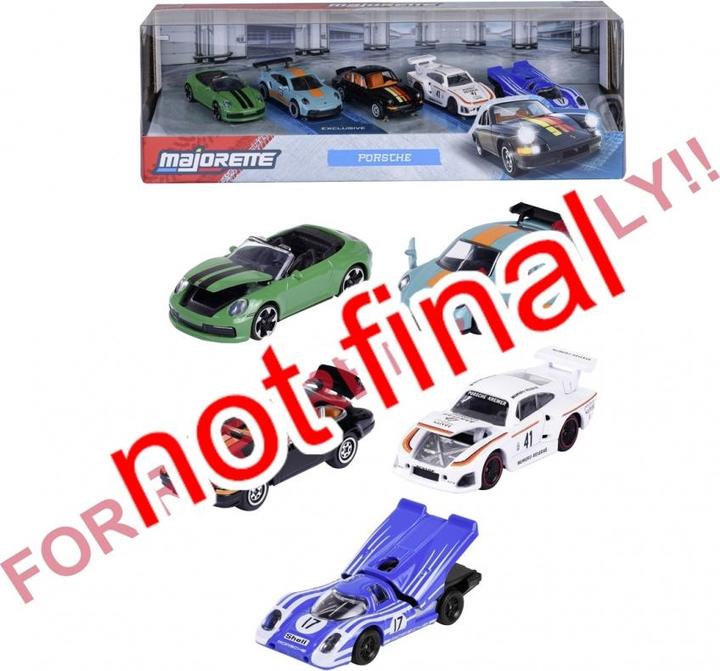 Produktbild Majorette Porsche 5 Pieces Giftpack