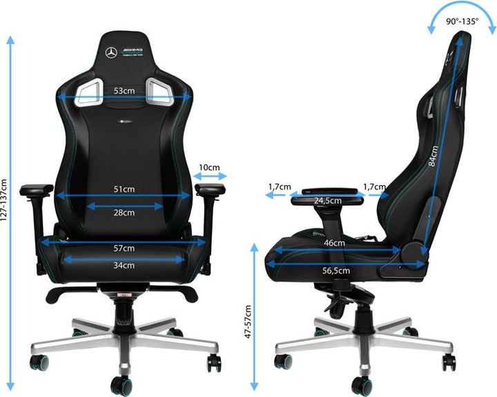 Produktbild noblechairs Mercedes-AMG Petronas Formula One Team 2021 - EPIC Edition