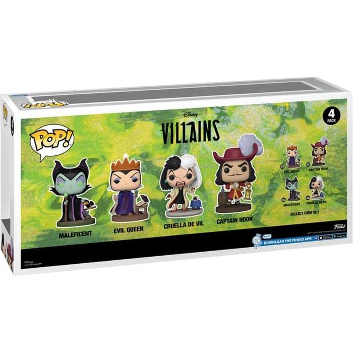Thumbnail - Funko Disney Villains POP! Movies Vinyl Figuren 4er-Pack Villains (GW)(EMEA) 9 cm