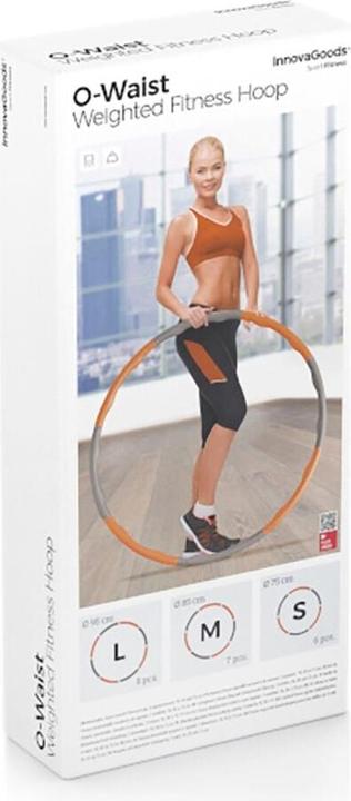 Produktbild InnovaGoods Verstellbarer Hula-Hoop-Reifen - Schaumstoff (75 cm, 1000 g)