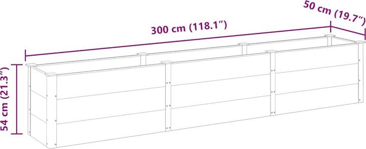 Image du produit vidaXL Garten-Hochbeet