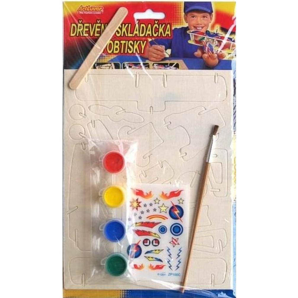 Thumbnail - Universal Textiles ARTLOVER 3D-Puzzle Doppeldecker mit Farben