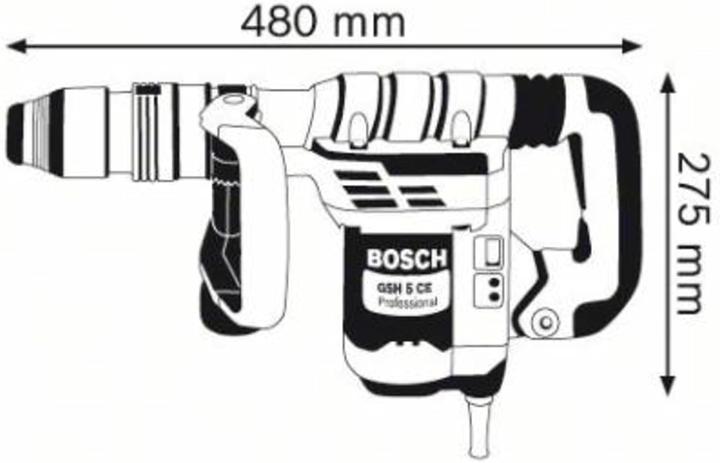 Immagine prodotto Bosch Professional Martello a percussione con SDS-max GSH 5 CE (Corrente elettrica)