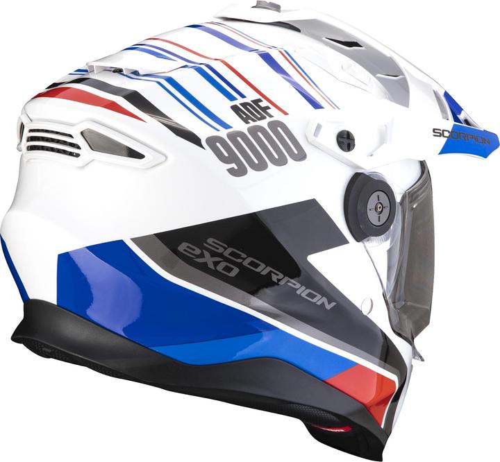 Immagine prodotto Scorpion Exo-ADF-9000 AIR Desert Weiss / Blau / Rot M (M, 57 - 58 cm)