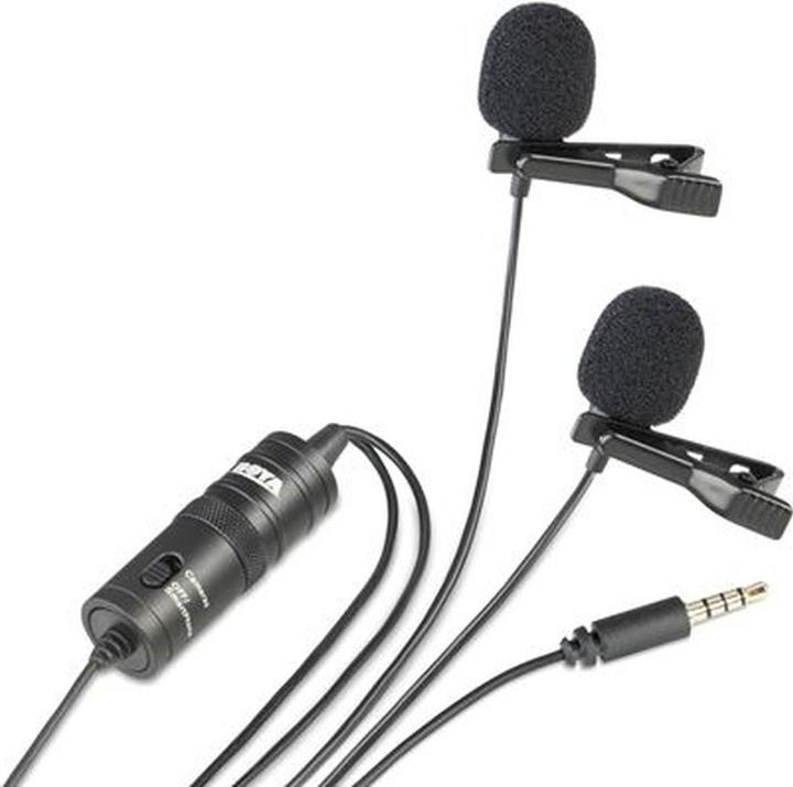 Actual product image Boya BY-M1DM Dual Lavalier