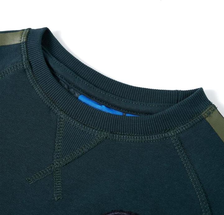 Immagine prodotto VidaXL Felpa da bambino verde muschio 140,Materiale: 80 % cotone. 20 (140)