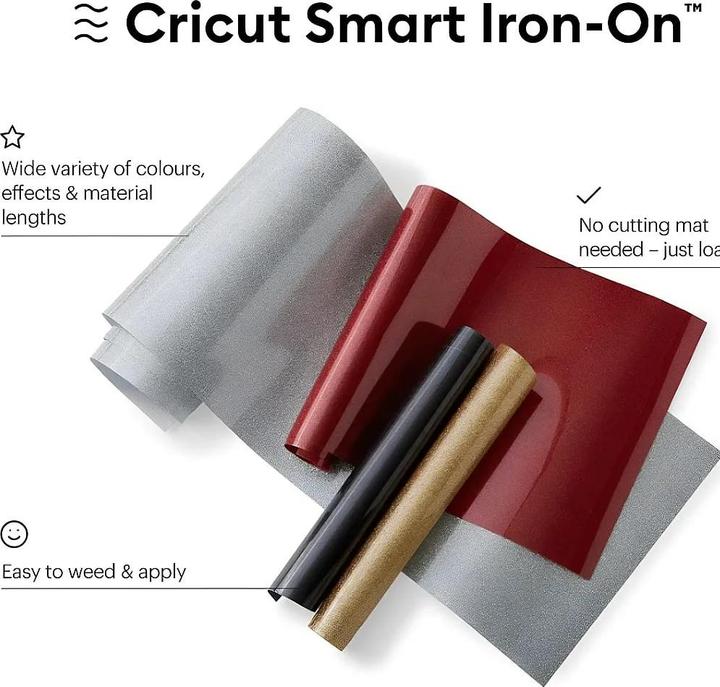 Produktbild Cricut Aufbügelfolie Smart Glitter 33 x 273 cm, 1 Stück, Gold