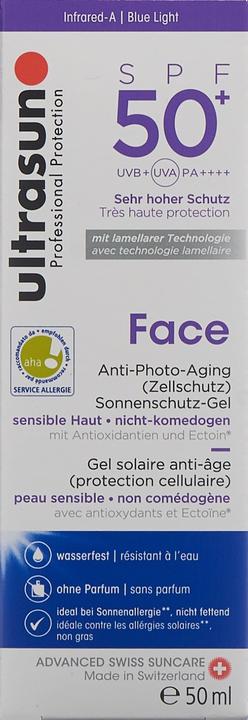 Immagine prodotto Ultrasun Viso (Crema solare viso, SPF 50+, 50 ml, 92 g)