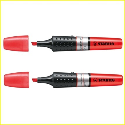 Actual product image STABILO LUMINATOR highlighter (Red, 2 mm, 1 x)