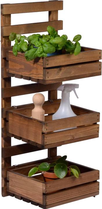 Dobar 3-stufige Blumenleiter für die Wandmontage