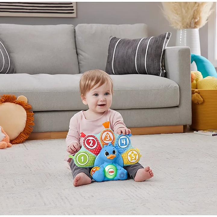 Produktbild Fisher-Price BlinkiLinkis Zahlen & Farben Pfau (D) (Deutsch, 0.75 - 8.25 Jahre)