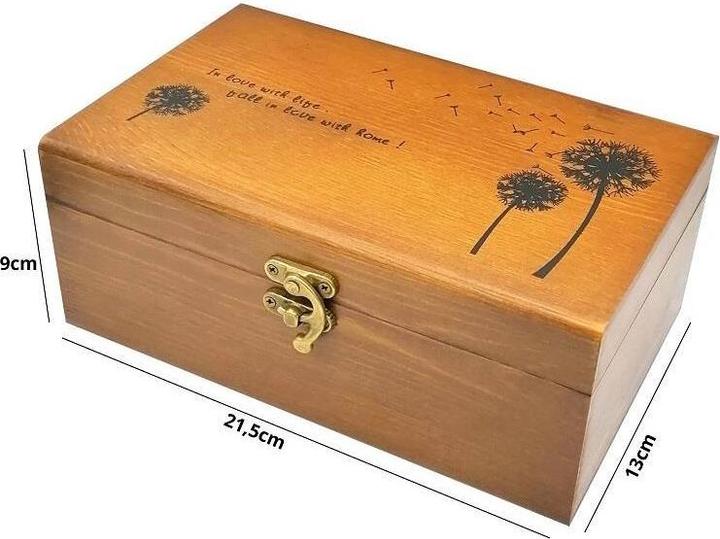 Actual product image Emil Philipp Sortierbox aus Holz Eiffelturm