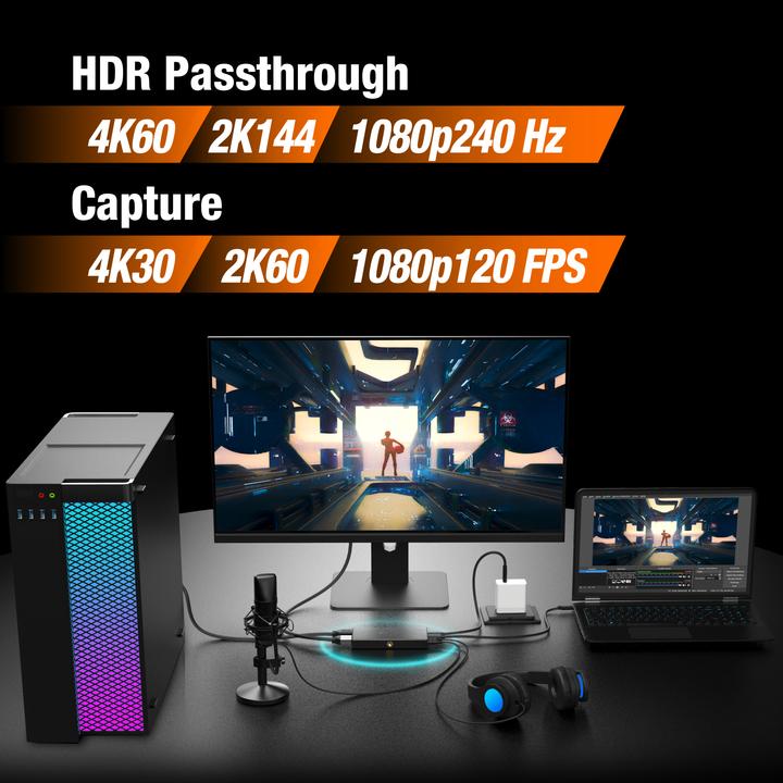 Immagine prodotto j5Create Stazione Di Acquisizione Giochi 4k (PC)