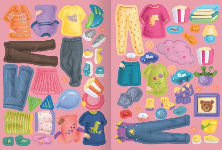 Produktbild Stickerbuch - Anziehpuppen (250 Sticker)