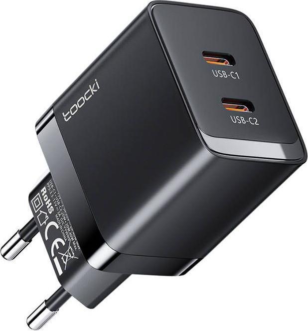 Actual product image Toocki Charger 2C GaN 40W (Black) (40 W)