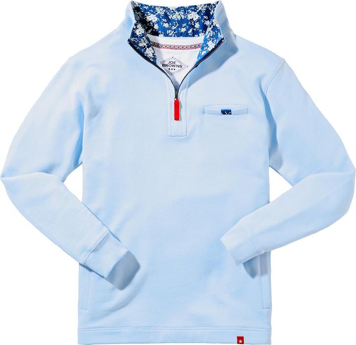 Actual product image Joe Browns Washed 1/4 Zip Sweatshirt (S)