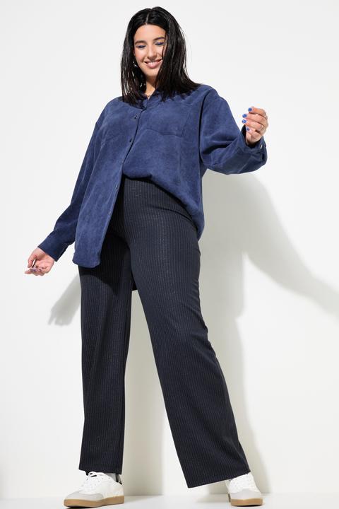 Actual product image Studio Untold Pinstripe Elastic Waist Pants (50)