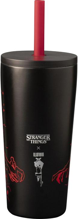 Immagine prodotto Bialetti Trinkbecher Stranger Things, 600 ml, Schwarz / Rot (0.60 l)