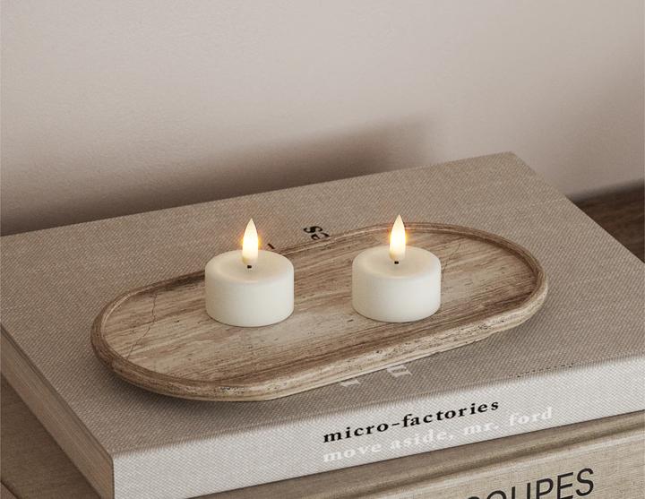 Actual product image Deluxe Homeart Tealight LED White (1 x)
