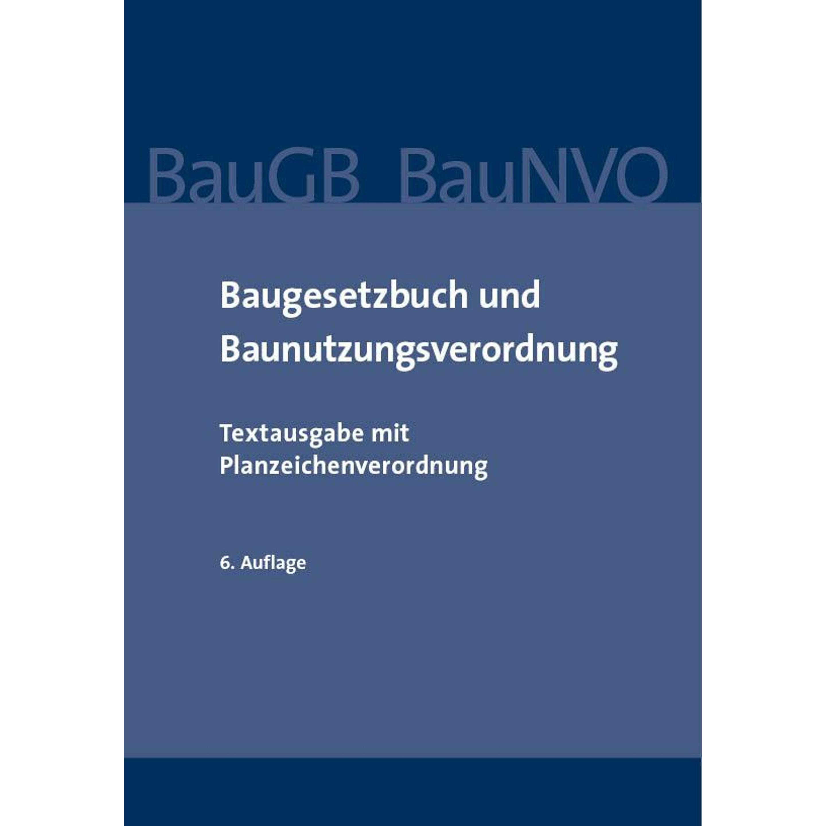 Baugesetzbuch und Baunutzungsverordnung, Fachbücher