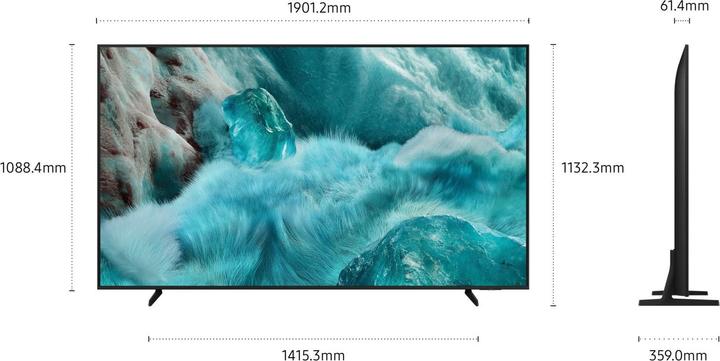 Produktbild Samsung Fernseher QE85Q7FAAUXXH QLED 4K (85", Q7F, QLED, 4K)