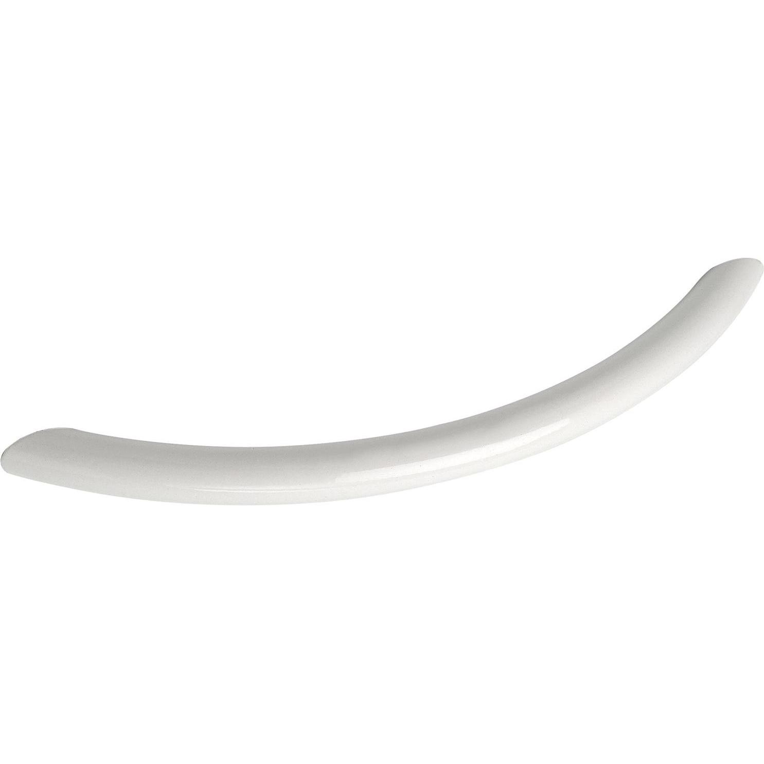 Grimme, Möbelgriff, Griff Meduna Schubladengriff B 152 mm gebogen Möbelgriff Stahl weiss