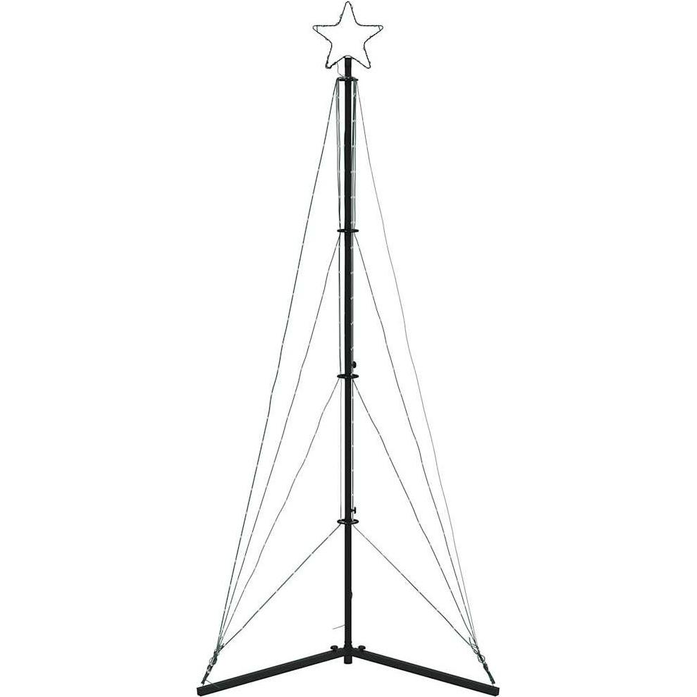 Thumbnail - VidaXL, Weihnachtsbeleuchtung, Weihnachtsbaum-Beleuchtung 363 LEDs 182 cm