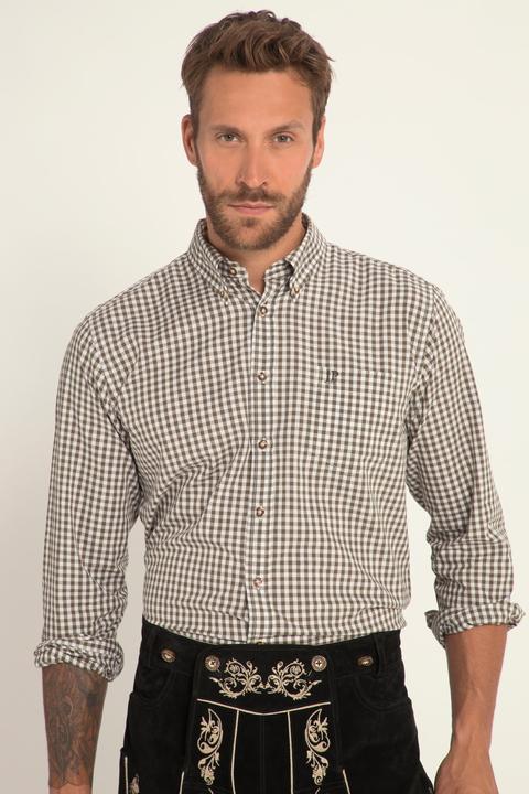 Immagine prodotto JP1880 Karohemd, Tracht, Langarm, Buttondown-Kragen, Modern Fit (4XL)