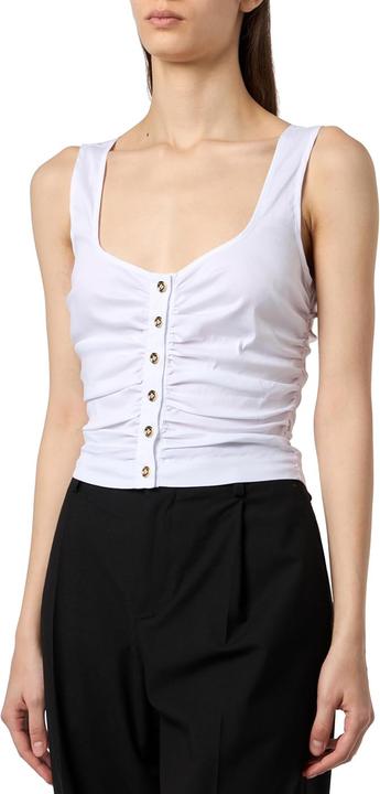 Immagine prodotto Pinko Tiche Top Popeline Stretch con bottoni metallici (36)