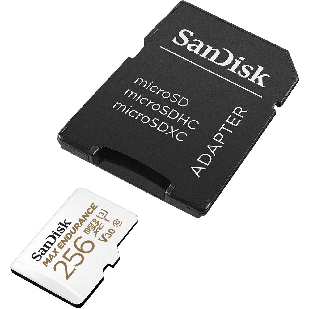 Thumbnail - SanDisk Max Endurance (256 GB, microSDXC, U3, UHS-I), Speicherkarte, Weiss