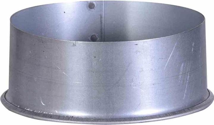 Actual product image FireFix A120/K FAL Stovepipe capsule/wall lining cover, ø 120 mm-for 0.6 mm thick stovepipes, silver