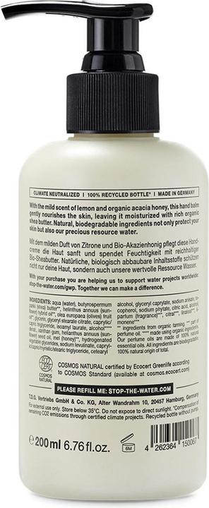 Immagine prodotto Stop The Water While Using Me! Tutto il corpo naturale - Balsamo per le mani al miele di limone (200 ml)