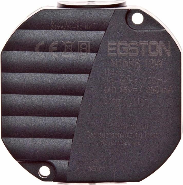 Actual product image Allnet Replacement power supply 12V25A flush-mounted power supply round standard 76mm Egston (Power supply)