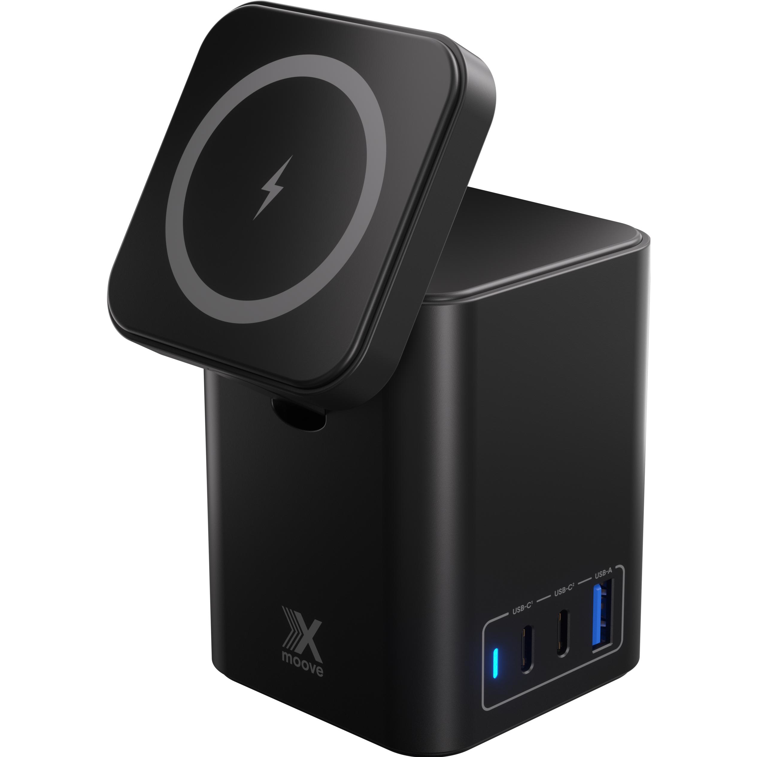 Thumbnail - Livoo 4-in-1-Ladestation GaN 65 W (65 W), USB Ladegerät, Schwarz
