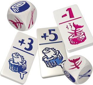 Actual product image 999Games Scramble in the Sushi Bar - Dice Game